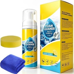 150ml 4-in-1 Multi-Enzyme Foam Cleaner,All-Purpose Spray 5oz with Sponge & Towel