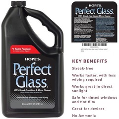 Powerful Indoor & Outdoor Glass Cleaner, 67.6oz (2-Pack)