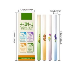12PCS Natural Diffuser with Mint for Lung Health & Fresh Air 2026 NEW