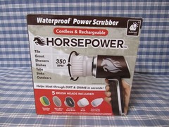 Ruby Horsepower Handheld Rechargeable Spinning Brush (Store Display) FREE SHIP.