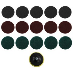16Pcs 5Inch 3 Different Color Scrubbing Pads Drill Powered Brush Tile4977