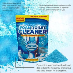Splash Foam Toilet Bowl Stains Cleaner Powder Remove Odors and Stains-