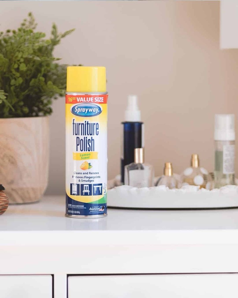 Sprayway SW012R Lemon Scent Furniture Polish Spray 16 oz. (Pack of 6)