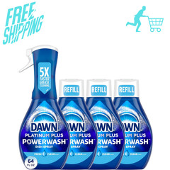 Dawn Platinum Powerwash Dish Spray, Dish Soap Liquid, Fresh Scent Bundle, 1 Spra
