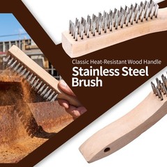 10 Piece Wire Brush Set For Rust Paint Removal Metal Slag And Grill Cleaning…