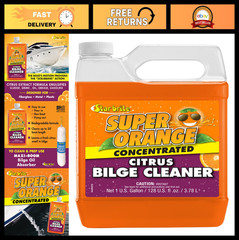 Citrus Bilge Cleaner – Easy Pour, Emulsifies Oil & Fuel – 1 Gallon Marine Cleane
