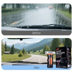 Automotive Oil Film Cleaner Car Windshield Oil Film Remover w/ Brush Head