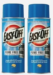 2 pk ~ Easy-Off Oven Cleaner 14.5 oz. LEMON Scent Fume Free Baked-On Spills Safe
