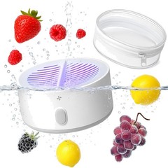 AquaPure Portable Waterproof Fruit & Vegetable Washer with Electrolysis Function