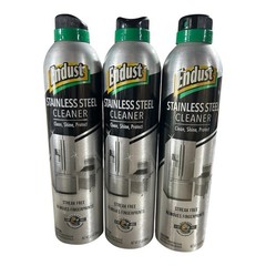 Set of 3 Endust Stainless Steel Cleaner 12.5 oz Spray Cans – Clean Shine Protect