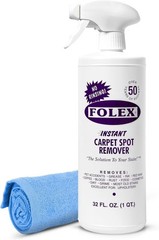 Instant 32 oz Stain Remover for Carpets & Upholstery – Includes Cleaning Cloth