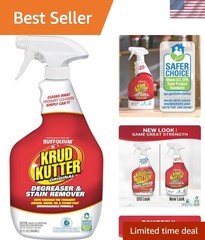 Heavy Duty Degreaser Spray, 32 oz – Eco-Friendly Multipurpose Cleaner