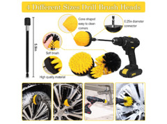 27 PCS Car Wash Cleaning Tools Kit for Car Detailing Set Interior Car Brush Blue