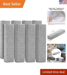 8 Pack Pumice Stone for Toilet Bowl Cleaning, Scouring Stick Remove Toilet Bo…