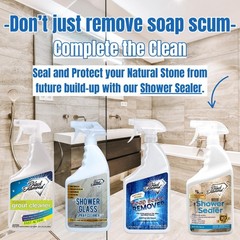 Ultimate Grout Cleaner for Tile & Grout Acid Free Stain Remover QT/Brush Acid