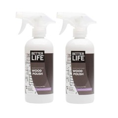 BETTER LIFE Wood Furniture Polish – Wood Cleaner & Dusting Spray for Tables, …