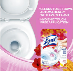 Lysol Click Gel Automatic Toilet Bowl Cleaner, Toilet Gel Stamp, Toilet Freshene