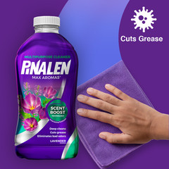 PINALEN Multipurpose Cleaner Scent Boost Technology 56 Oz Lavender Soothe +Cloth