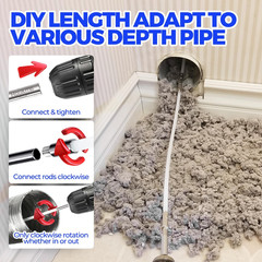 Dryer Vent Cleaner Kit – 15Ft Flexible Lint Brush for Deep Cleaning | Dryer Vent