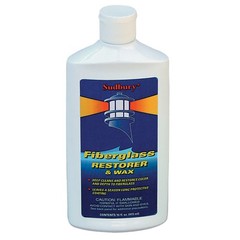 Sudbury One Step Fiberglass Restorer & Wax 413 16oz Liquid