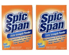2 Pack – Spic and Span Extra Strength Powder Sun Fresh 27 OZ Discontinued