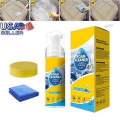 1-5x 4-in-1 Multi-Enzyme Foam Cleaner, All-Purpose Spray 5oz with Sponge & Towel