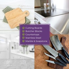 32oz Pure Mineral Oil – Cutting Board Oil – USP Food-Grade – Wood Cutting Board