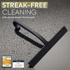 Shower Squeegee for Glass Doors – Bathroom Squeegee for Shower Glass & Tile W…