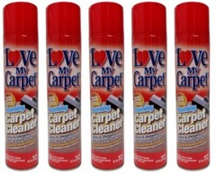 ( LOT 5 ) NEW Love My. Carpet Foaming Cleaner, Fights Odor, Spray & Vacuum