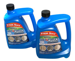 Wet & Forget Outdoor Rapid Application Stain Remover, 2 x 48oz Refills w/Sprayer
