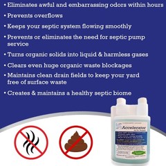 Dr. Pooper Accelerator Septic Tank Treatment – Environment-Friendly Septic…