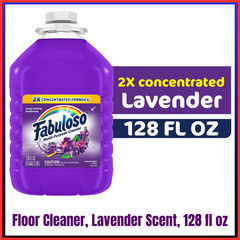 Fabuloso Lavender 2X Concentrated Multi-Purpose Cleaner, 128Oz FAST DELIVERY