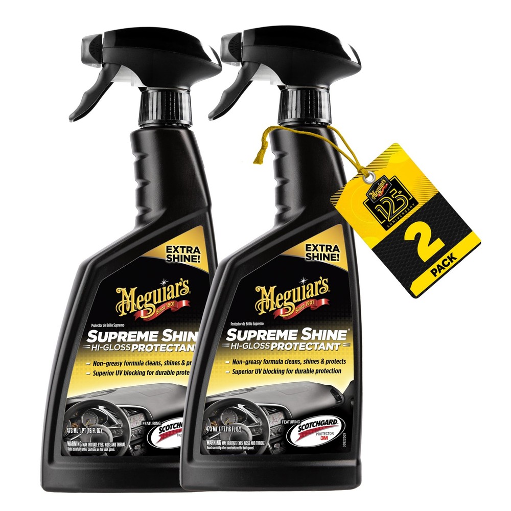Meguiar’s G4016 Supreme Shine Protectant – 16 oz. (Pack of 2)