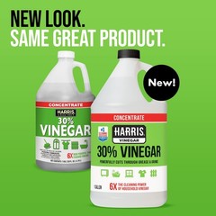 Harris 30% Concentrated Vinegar 1-Gallon Multi-Use All-Purpose Cleaning Solution