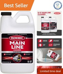 Fresh Scent Liquid Main Line Cleaner 64 fl oz – Ideal for Toilets & Septic