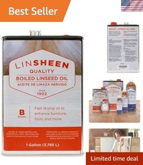 Boiled Linseed Oil – Fast Drying Flaxseed Wood Treatment to Rejuvenate and Re…