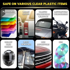 PlastX Clear Plastic Polish, Fast & Easy Clear Plastic Restorer for Headlight…