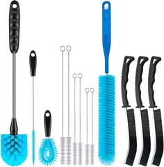 13 Pcs Bottle Brush Cleaning Set Long Handle Bottle Cleaner for Washing Narrow
