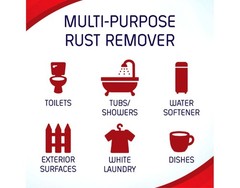 IRON OUT Rust Stain Remover Powder, 1 lb 12 oz Bottle – 5 Pack