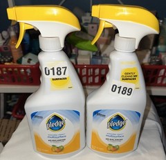 Pledge Multisurface Cleaner Trigger Fresh Citrus Scent 25 fl oz X 2 Bottles Huge