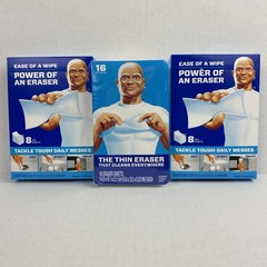 Mr. Clean Magic Eraser SHEETS 1X 16 & 2X 8 Count – 32 Total Thin Dry Sheets NEW