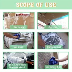 5-Piece Multi-Function Powerful Foam Car Cleaner and Interior Detailing Care Kit