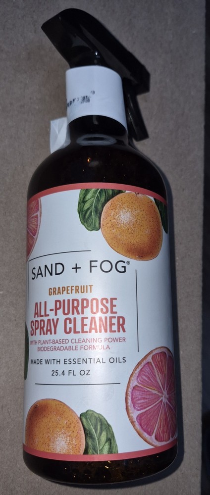 Sand + Fog Grapefruit All-Purpose Spray Cleaner, Plant-Based, 25.4 fl oz