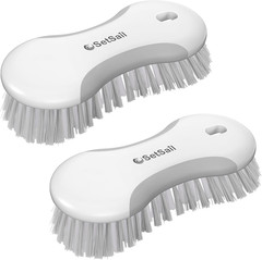 Multi-Purpose Scrub Brush Of 2 Pack Stiff Bristles Cleaning Brush With Non-Slip
