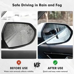 Portable Car Window Wiper Extendable Handle Glass Mirror Cleaner Cleaning Tool