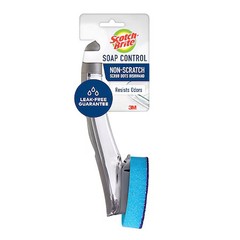 Scotch-Brite 451A-4 Non-Scratch Dish Wand, 11 1/4 In L, Blue
