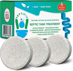 Septic Tank Treatment Tabs – Live Aerobic Bacteria Tablets for Your Septic Tank