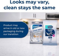 Brightening Silver Wipes | 12 Pack of Non-Toxic Metal Cleaners & Polish