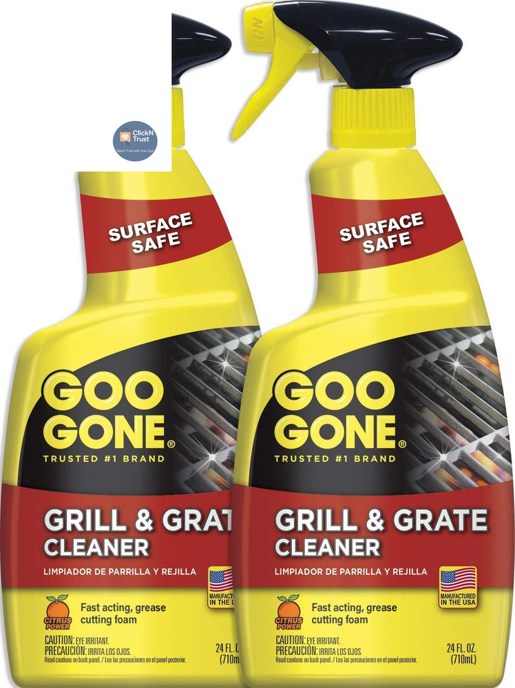 Goo Gone Grill and Grate Cleaner Spray (2 Pack) Cleans 24 Fl Oz (Pack of 2)