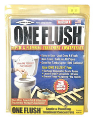 One Flush Septic Tank Treatment Packets 3-Month Supply of Easy-Flush Bacteria
